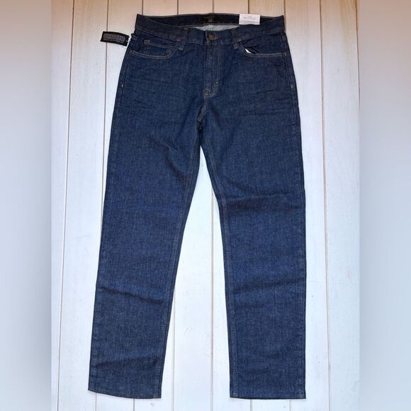 NWT BR Mid Rise Straight Leg Jeans (Hemmed) - Picture 14 of 14